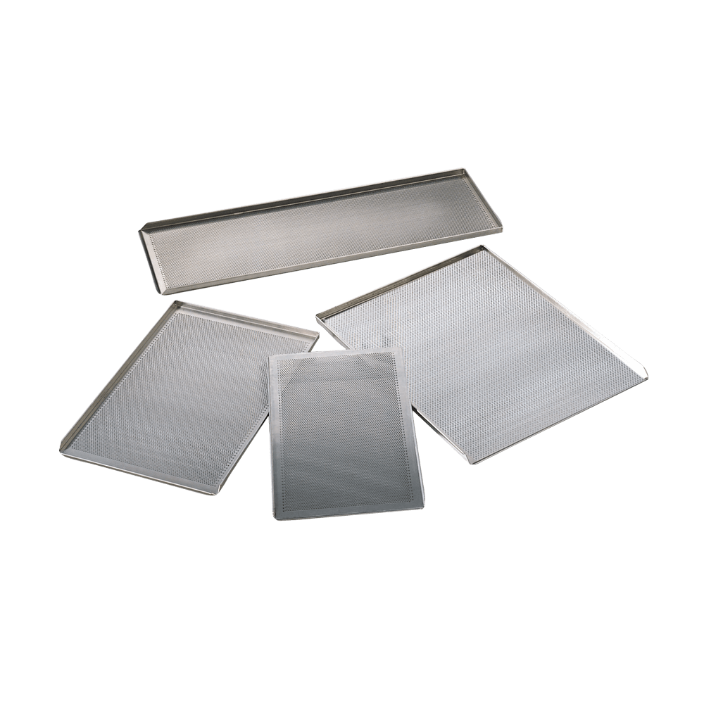 Lochbleche in unterschiedlichen Größen verschiedene Lochbleche in unterschiedlichen Größen ohne Hintergrund abgebildet