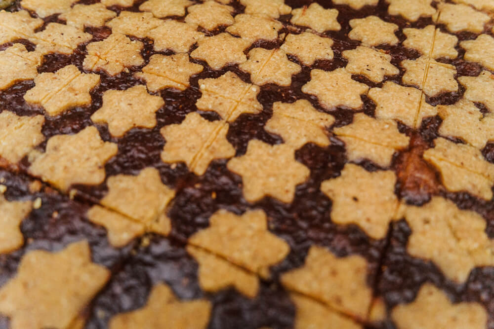 Linzerkuchen mit Sterne 