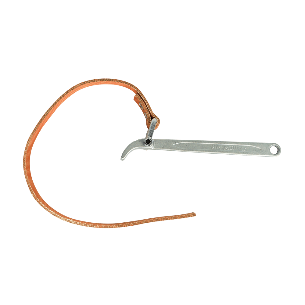 Matrizenschlüssel PN100 Metallstab mit einem orangenen BAnd, dass an dem Stab befestigt ist.