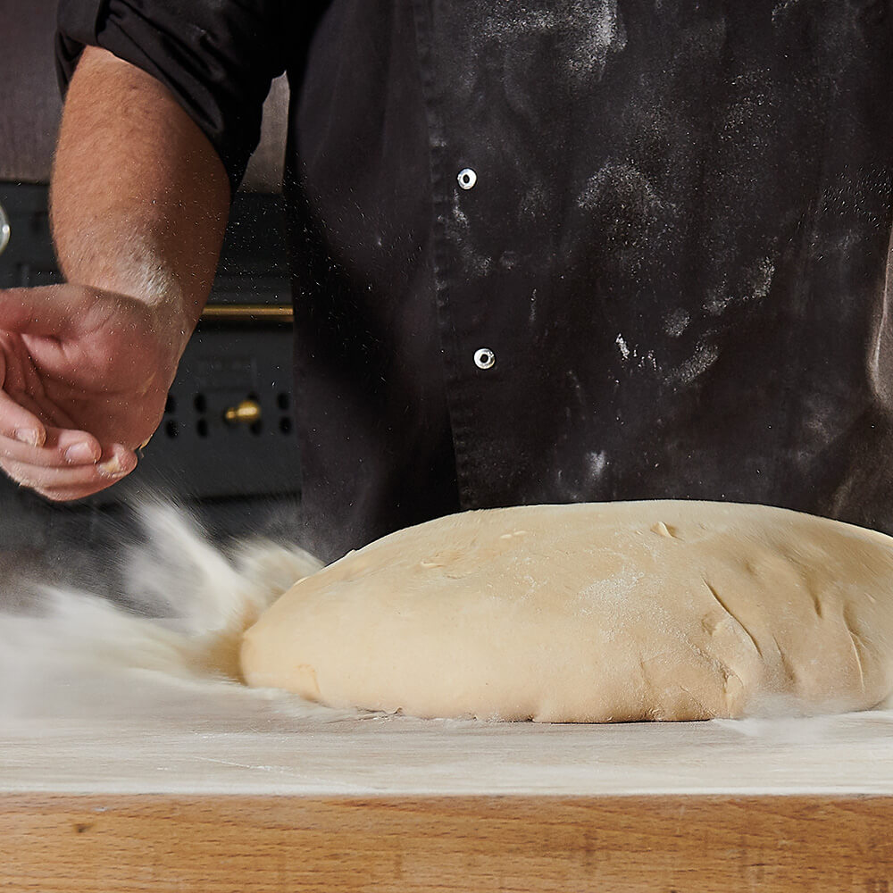 Perfekter Teig Weiterverarbeitung Teig