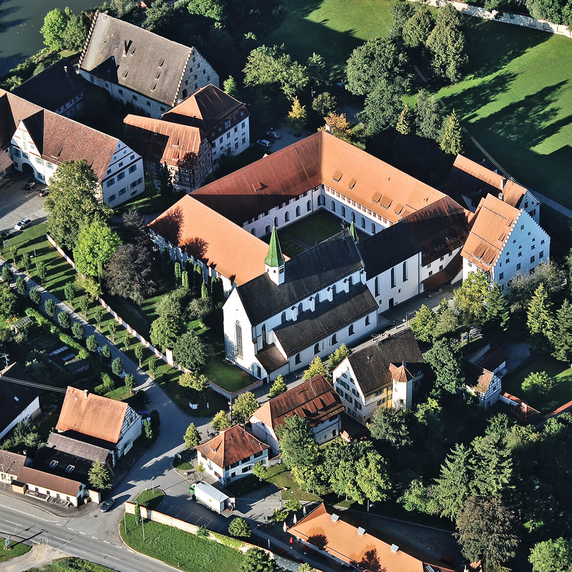 Kloster Heiligkreuztal ist eine Übernachtungsmöglichkeit für das Backdorf
