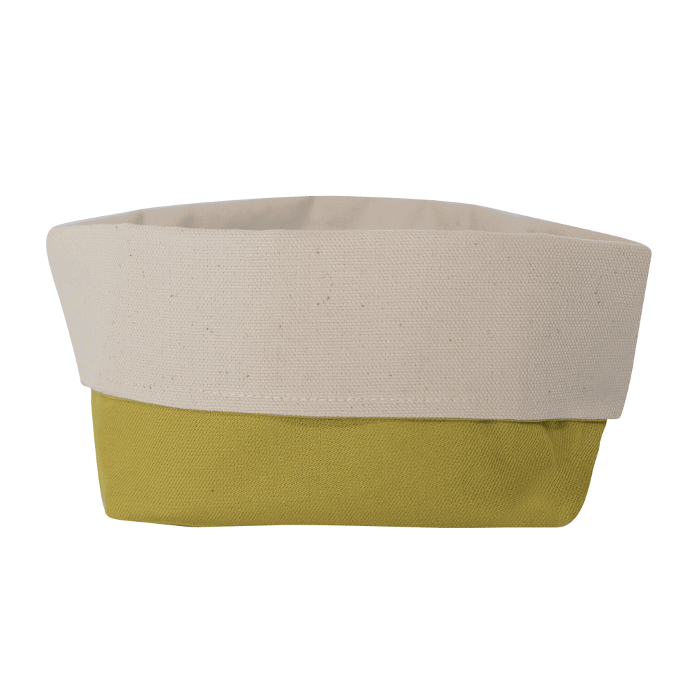 Brotkörbchen in Olivegrün aus Baumwolle