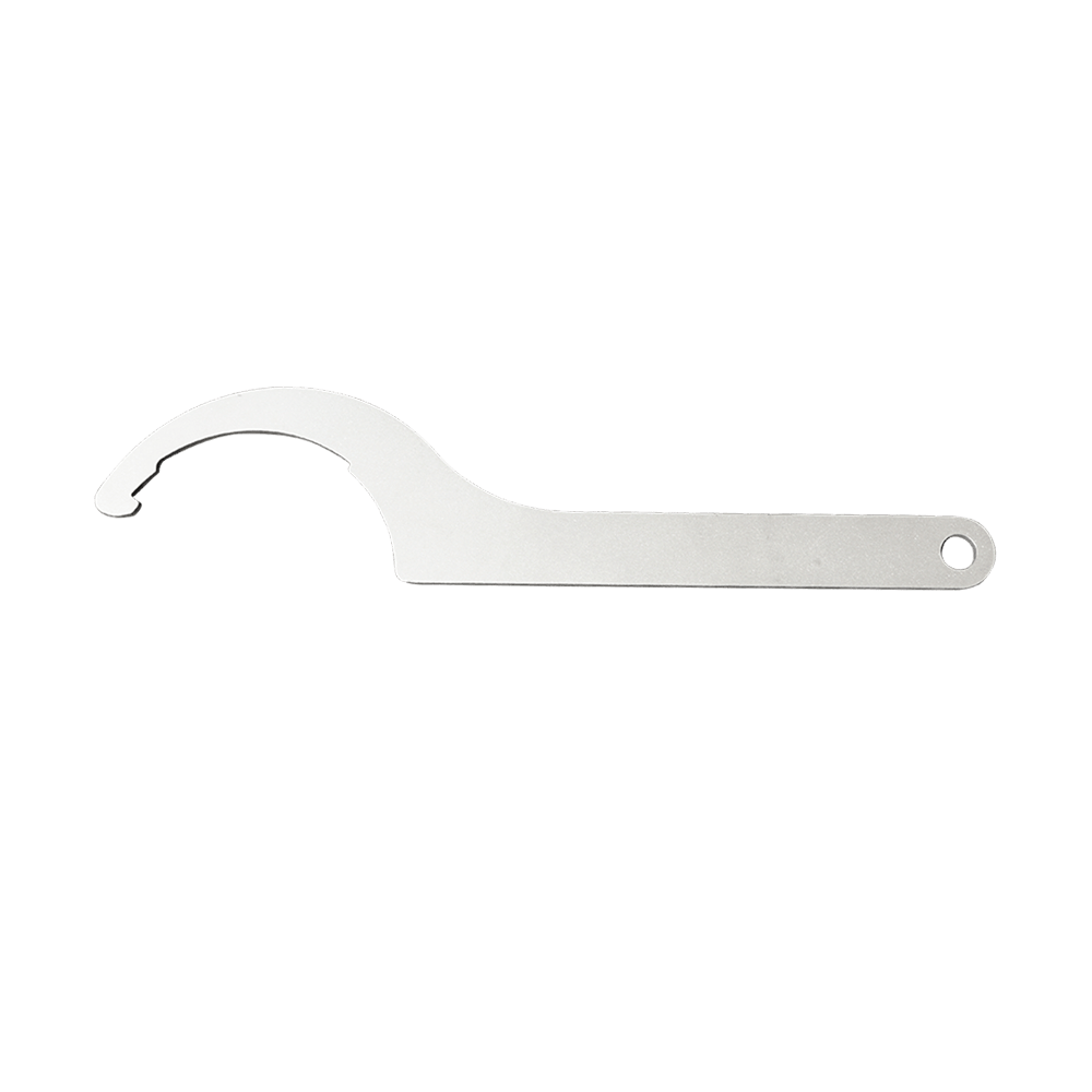 Edelstahlstab mit gebogenem Ende