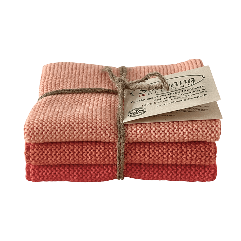 Wischtücher aus Bio Baumwolle Wischtücher farbig sortiert ohne Hintergrund