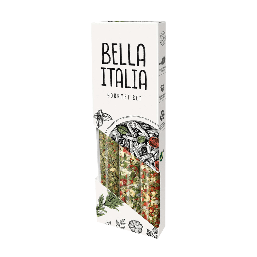 Gewürzgeschenk mit 3er Vitro "Bella Italia"