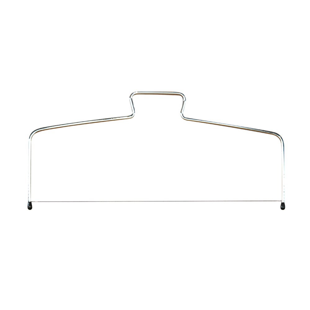 Kuchenschneidedraht Kuchenschneidedraht aus Edelstahl um Tortenböden genau gleich hoch zu schneiden.