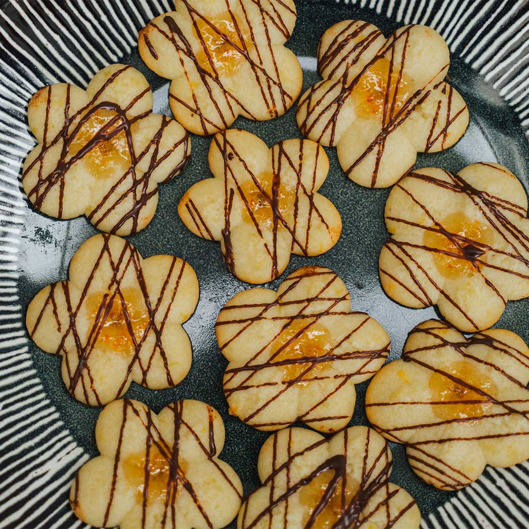 Orangen-Plaetzchen, fruchtig und aromatisch