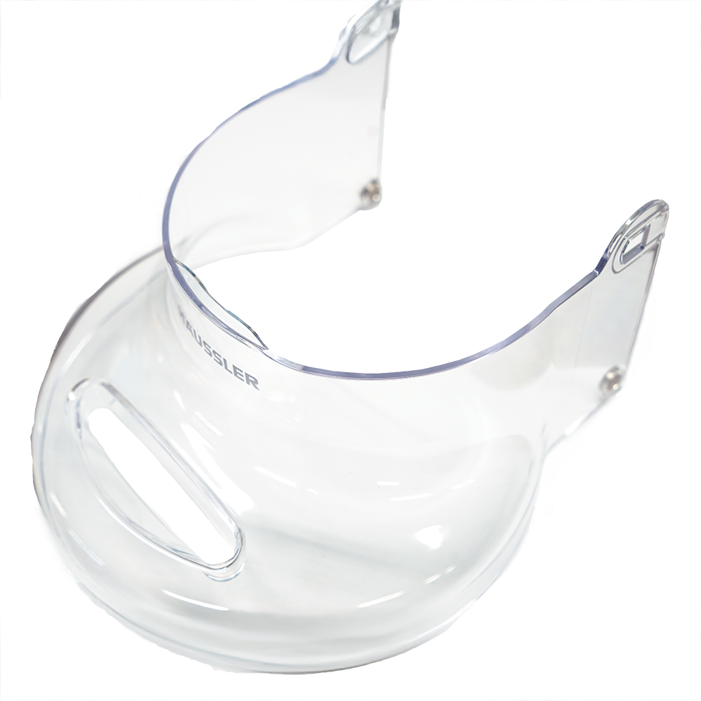 Schüsselabdeckung Nova Durchsichtige Schüsselabdeckung mit dem Häussler Logo und Magneten für die Teigknetmaschine Nova.