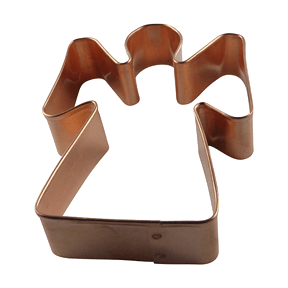 Kupfer-Ausstecher Engel Kupfer-Ausstecher in Form eines Engels ohne Hintergrund.