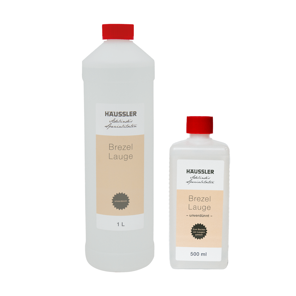 Brezellauge 2 Flaschen Brezellauge in unterschiedlichen Größen, 1 Liter und 0,5 Liter