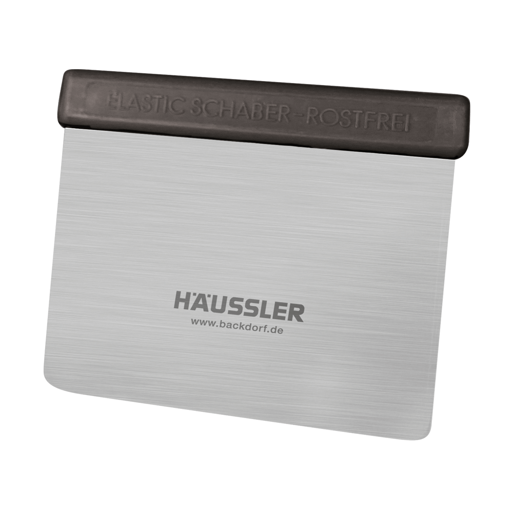 Teigabstecher/-schaber aus Edelstahl Teigabstecher mit Griff ohne Hintergrund