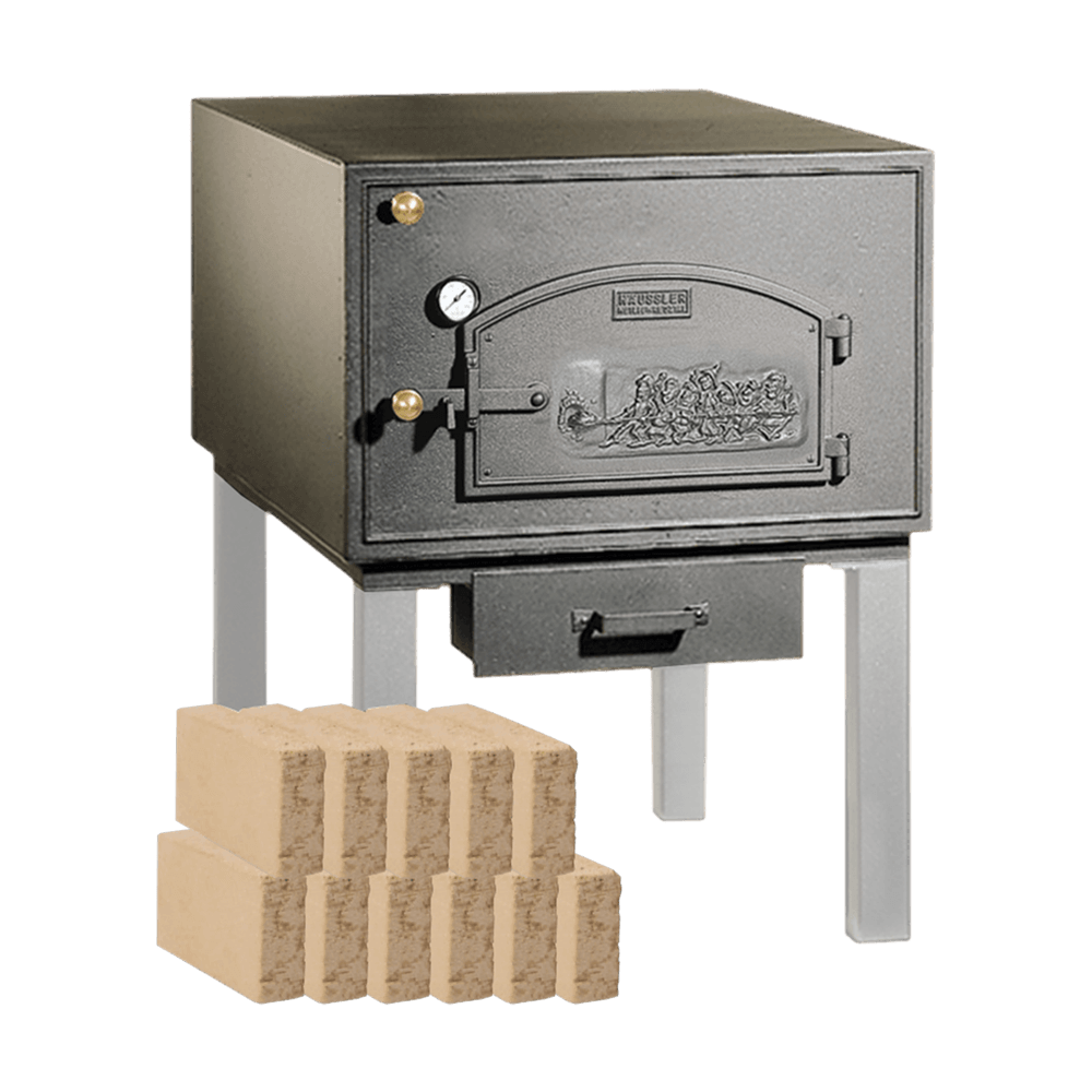 HABO-Ofen teilzerlegt liefern lassen – einfacher Transport und flexible Montage Holzbackofen mit Schamottsteine