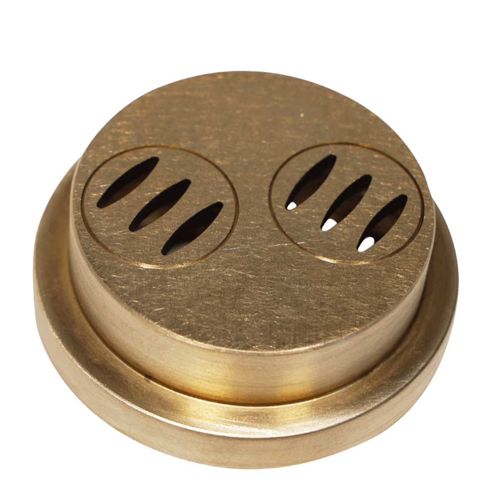 Nudelmatrize Nr. 312 für Reis-Nudeln für Nudelmaschine Emma und PN 100 ohne Hintergrund.