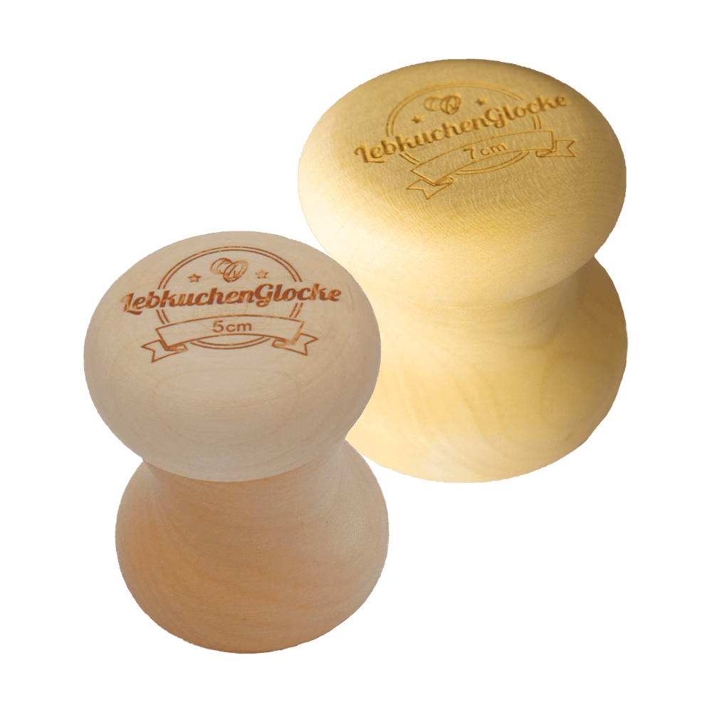 2 Lebkuchenglocken nebeneinander