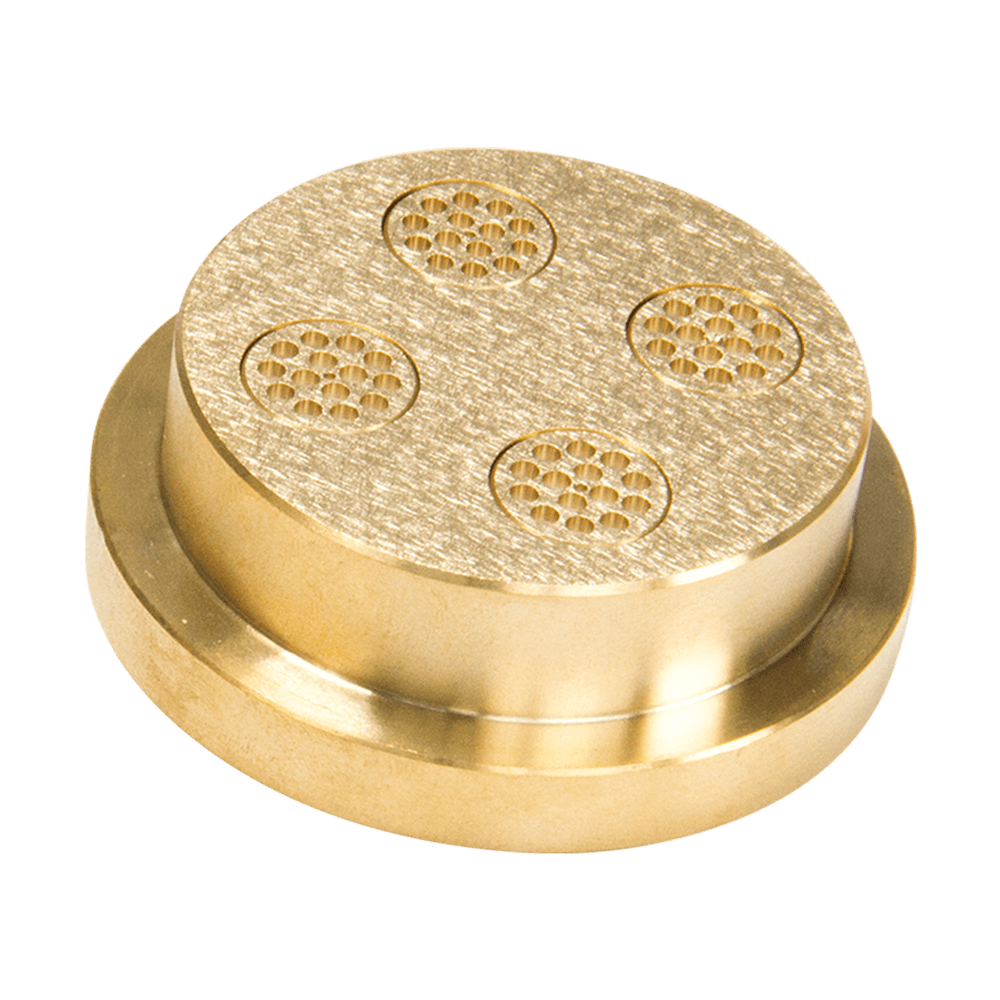 Matrize Nr. 2 - Spaghettini / Suppennudel Nudelmatrize Nr. 2 für Suppennudeln für Nudelmaschine Emma und PN 100 ohne Hintergrund.