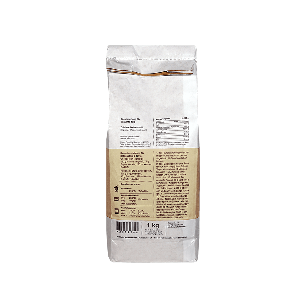 Französisches Baguettemehl 1 kg