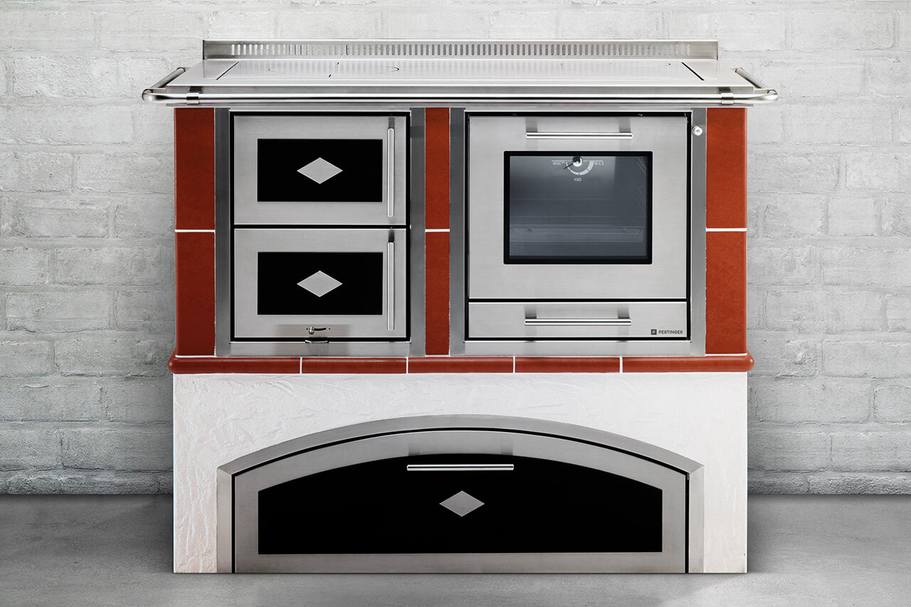 Küchenherd und Wärmequelle Küchenherd und Ofen in einem