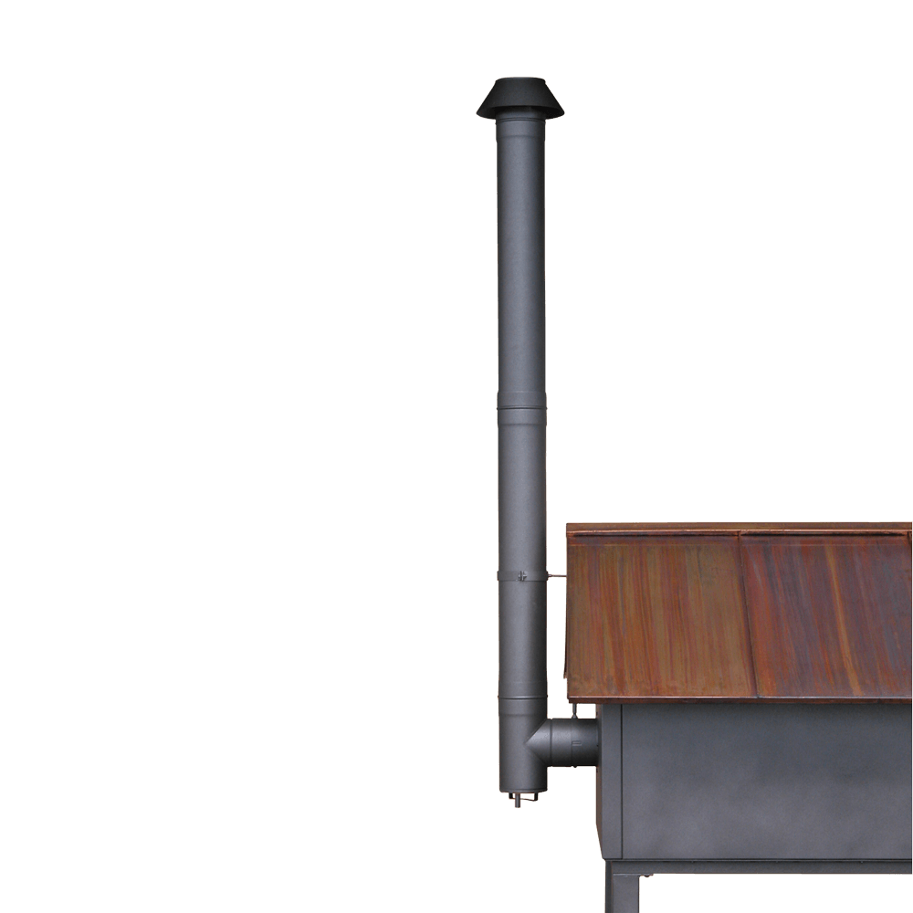 Rauchrohr-Set für HABO 2/4 Rondo