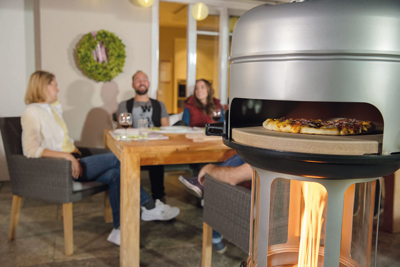 Pelletgrill Grillaufsatz Ambientelicht