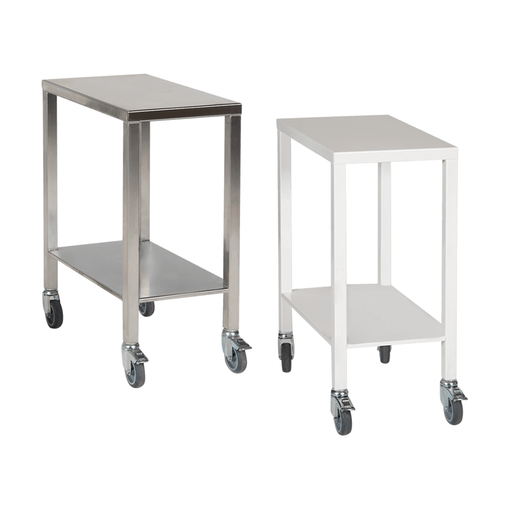 Untergestell für Teigknetmaschine Untergestell aus Edelstahl und in weiß ohne Hintergrund