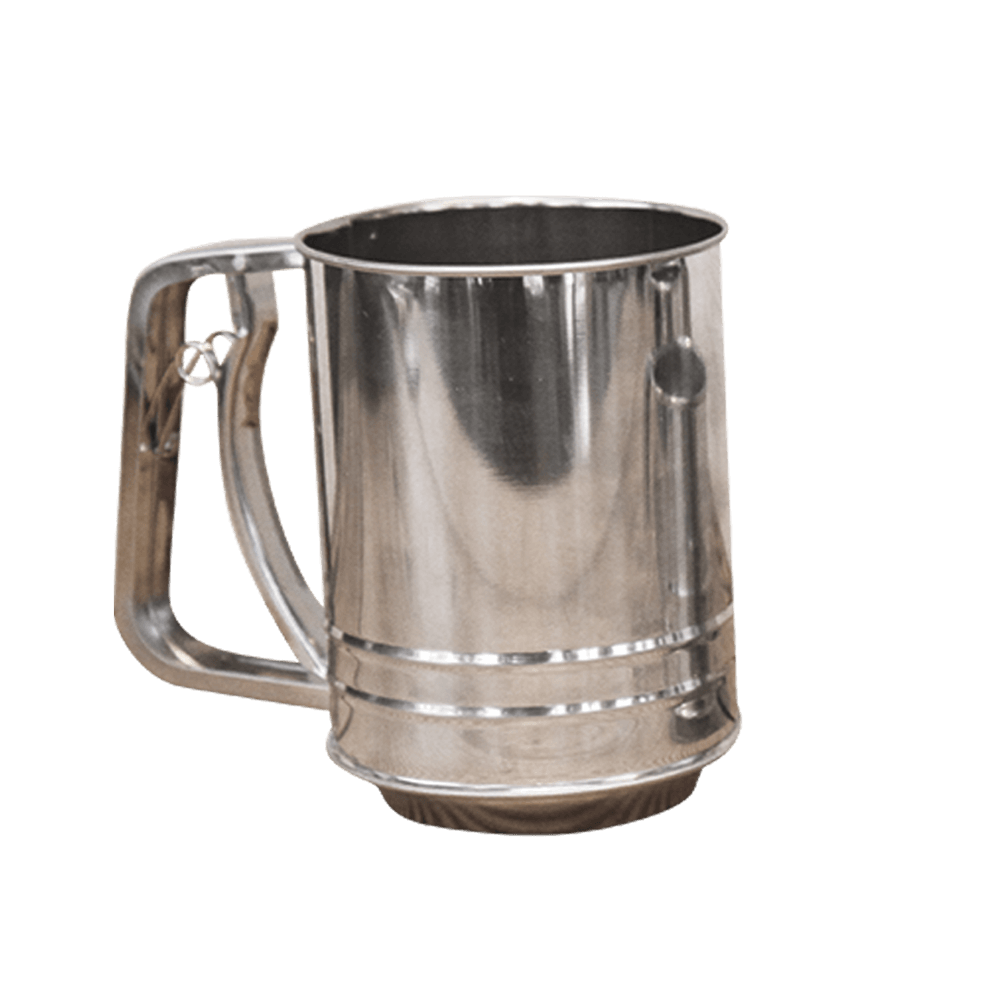 Einhandmehlsieb Einhandmehlsieb aus Edelstahl