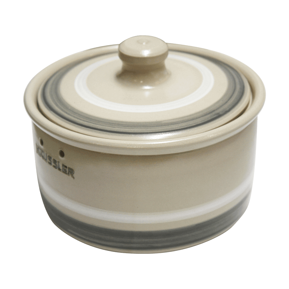 Brottopf grau-weiß ohne Hintergrund