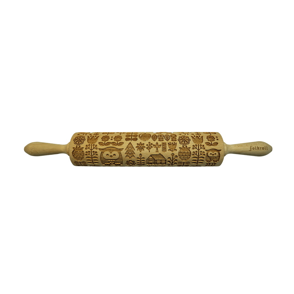 Teigroller mit Muster Teigroller mit Nordischer Folk Muster
