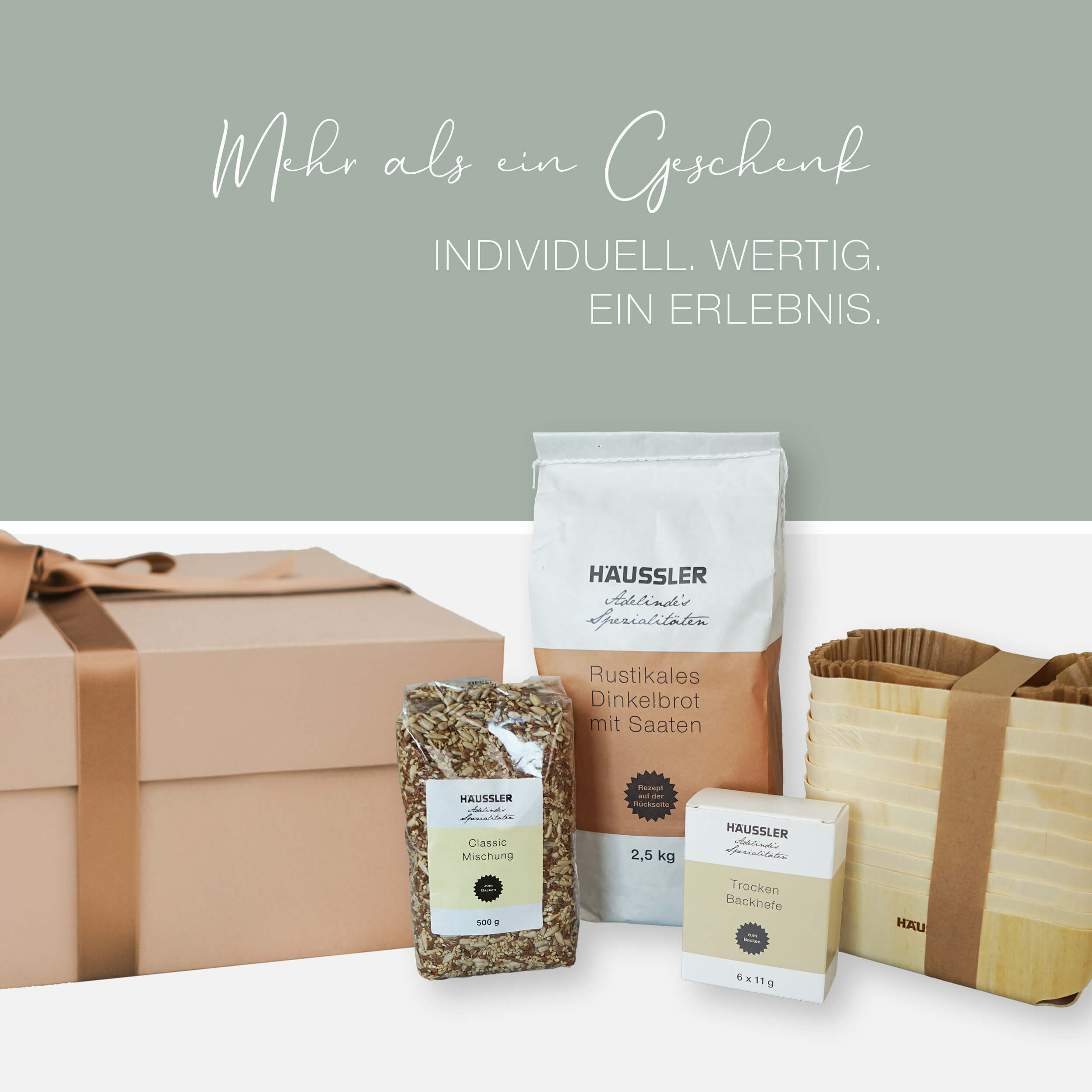 Geschenkkarton mit Inhalt