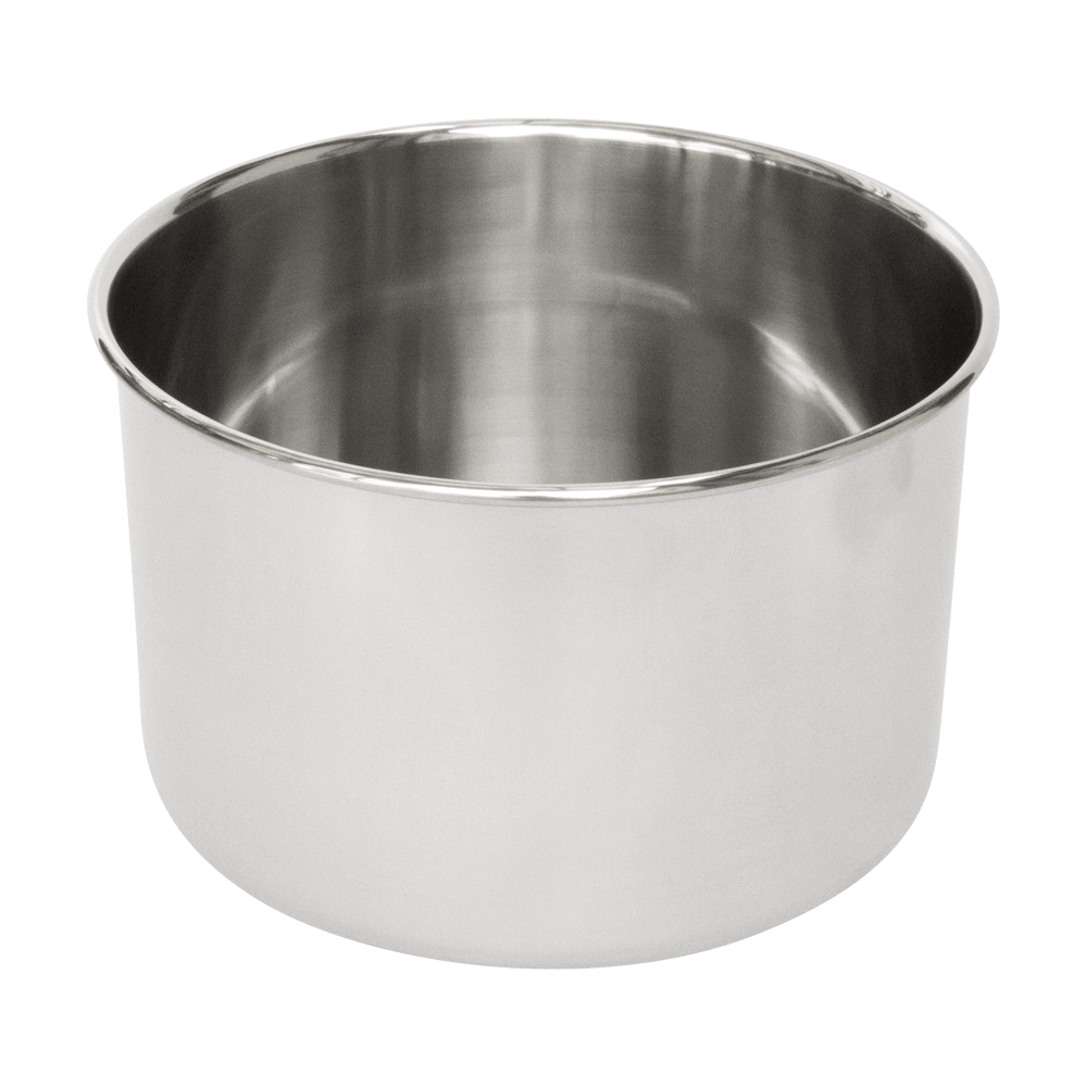 Abnehmbarer Kessel für die Teigknetmaschinen Edelstahl Teigkessel für die Teigknetmaschine, ohne Hintergrund