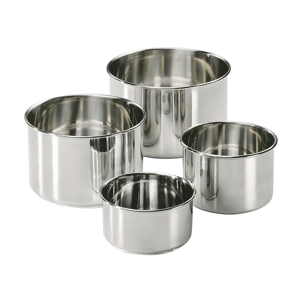 Teigkessel Edelstahl Teigkesseln für die Teigknetmaschine, ohne Hintergrund