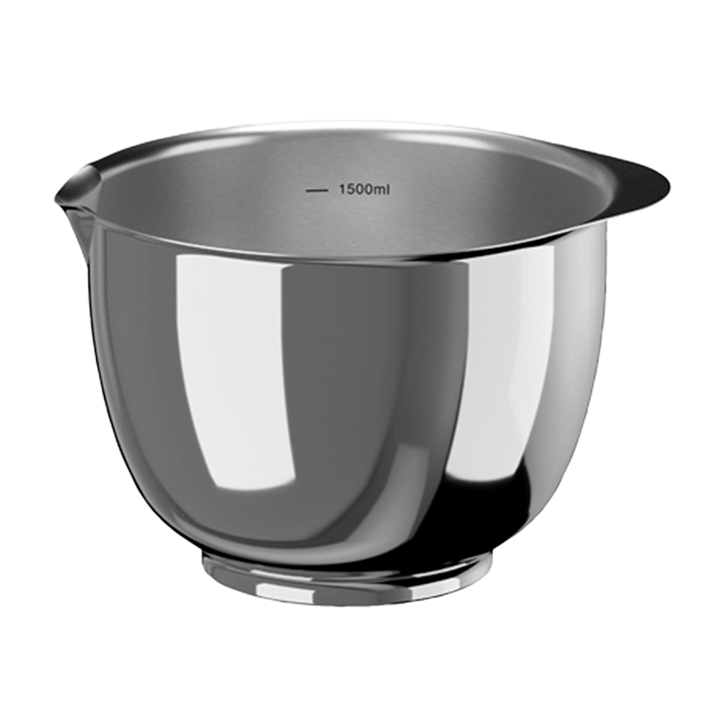 Edelstahlschüsseln ohne Hintergrund