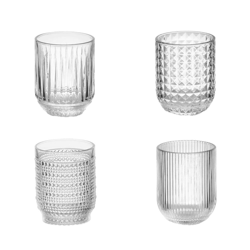 Trinkgläser "Lina", 4er Set klar