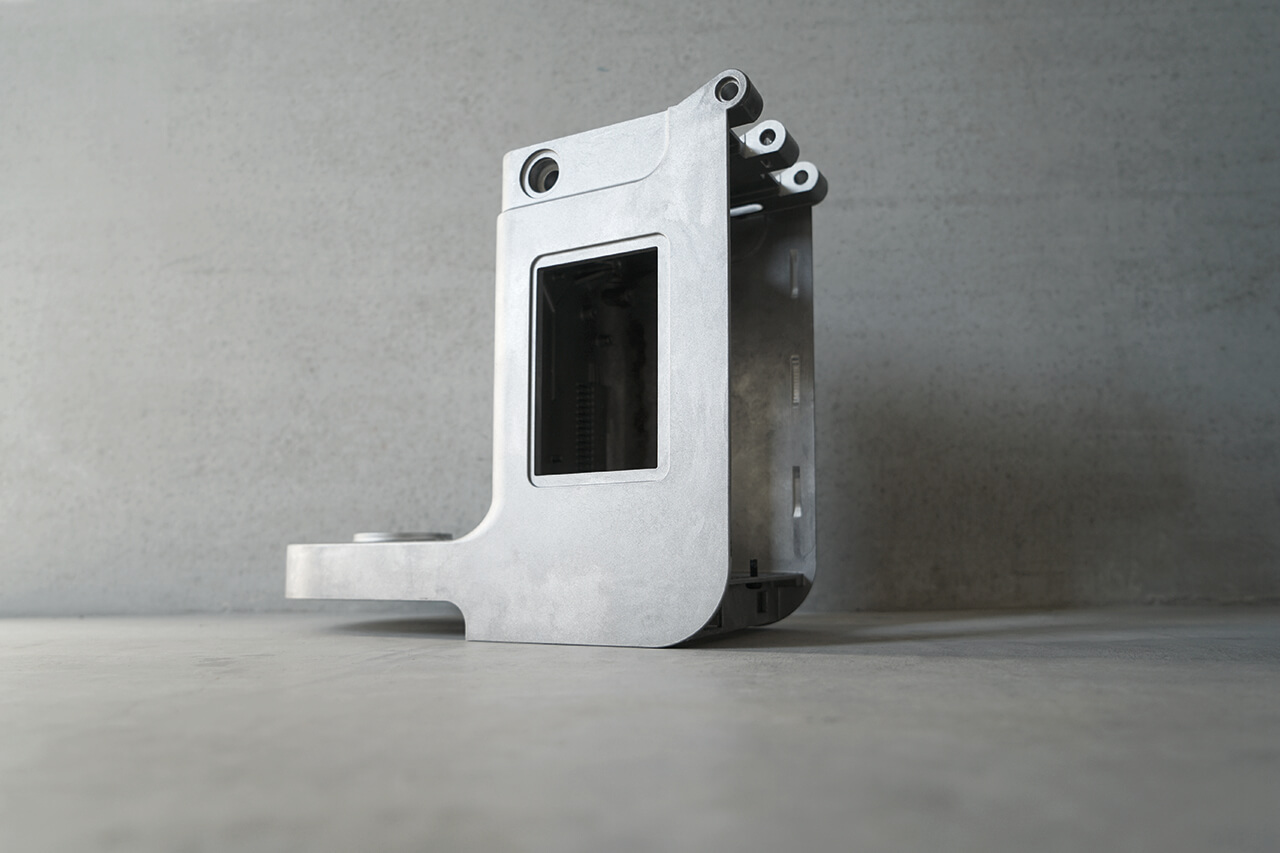 Massives Gehäuse einer Teigknetmaschine