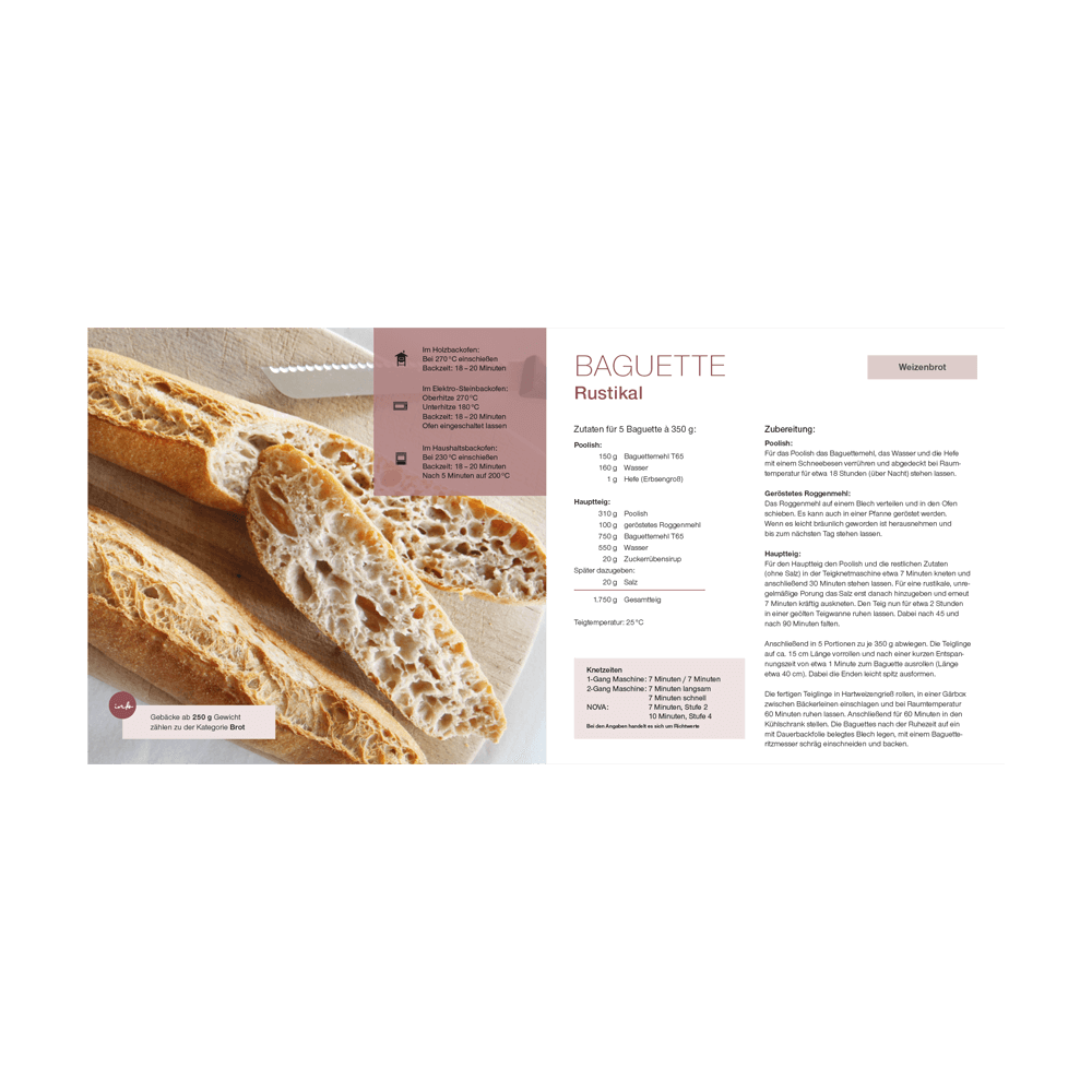 Auszug aus dem Häussler-Buch: Unser täglich BRot Band 2: Baguette Rustikal