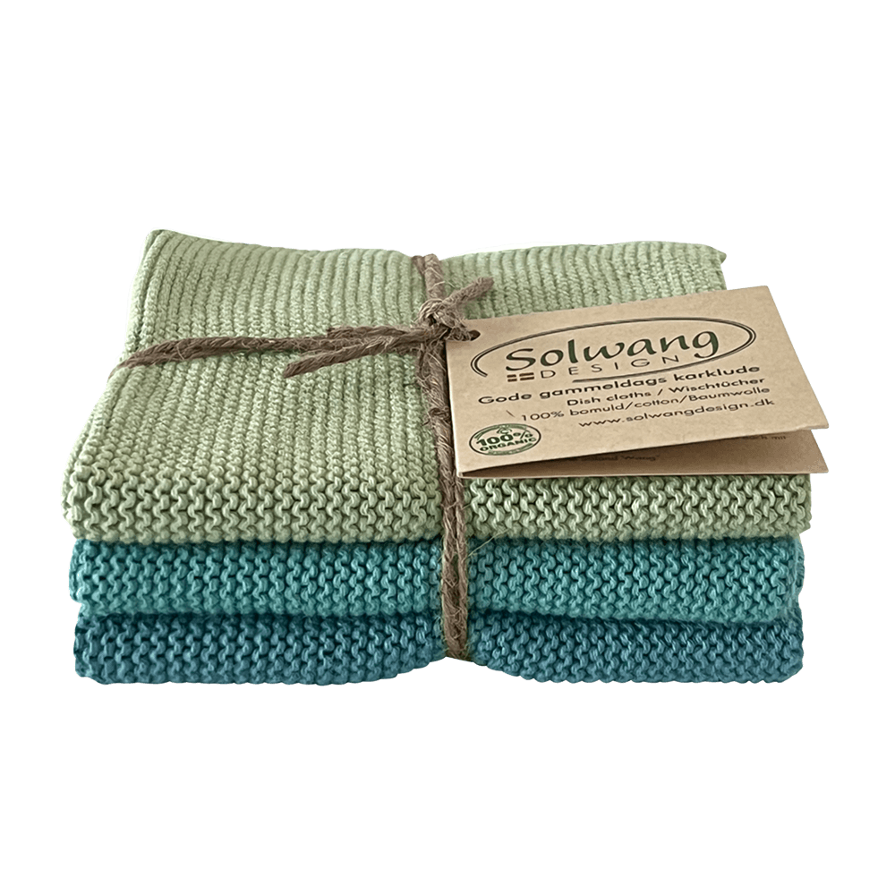 Wischtücher aus Bio Baumwolle Wischtücher farbig sortiert ohne Hintergrund