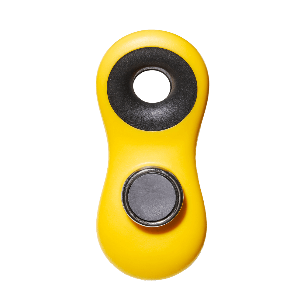 Verschlussklammer gelb Verschlussklammer gelb ohne Hintergrund