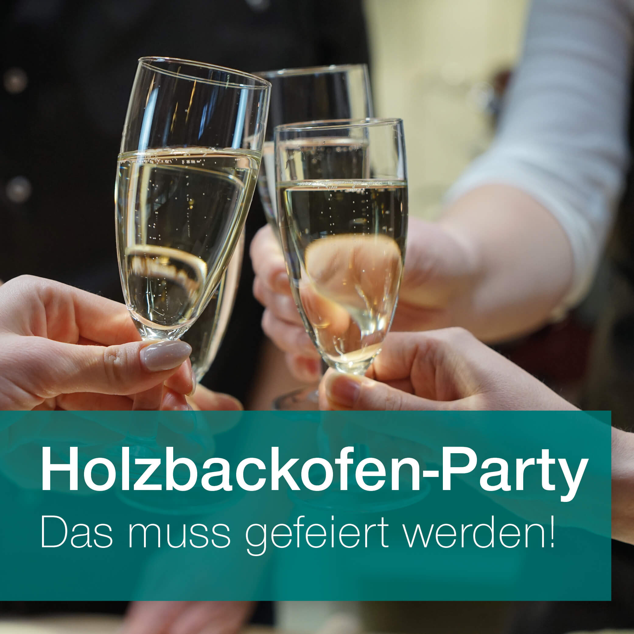 Holzbackofen-Party