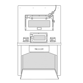 Continuous wood-burning ovens