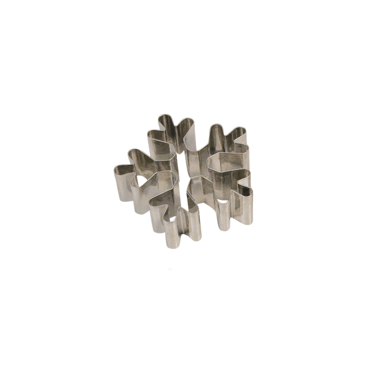 Weihnachtsausstecher Eiskristalle Schneeflocke (Ø ca. 6 cm)