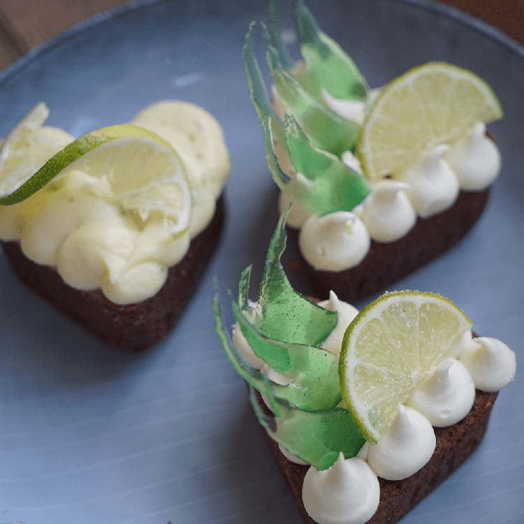 Heidelbeer-Limetten Cupcakes 